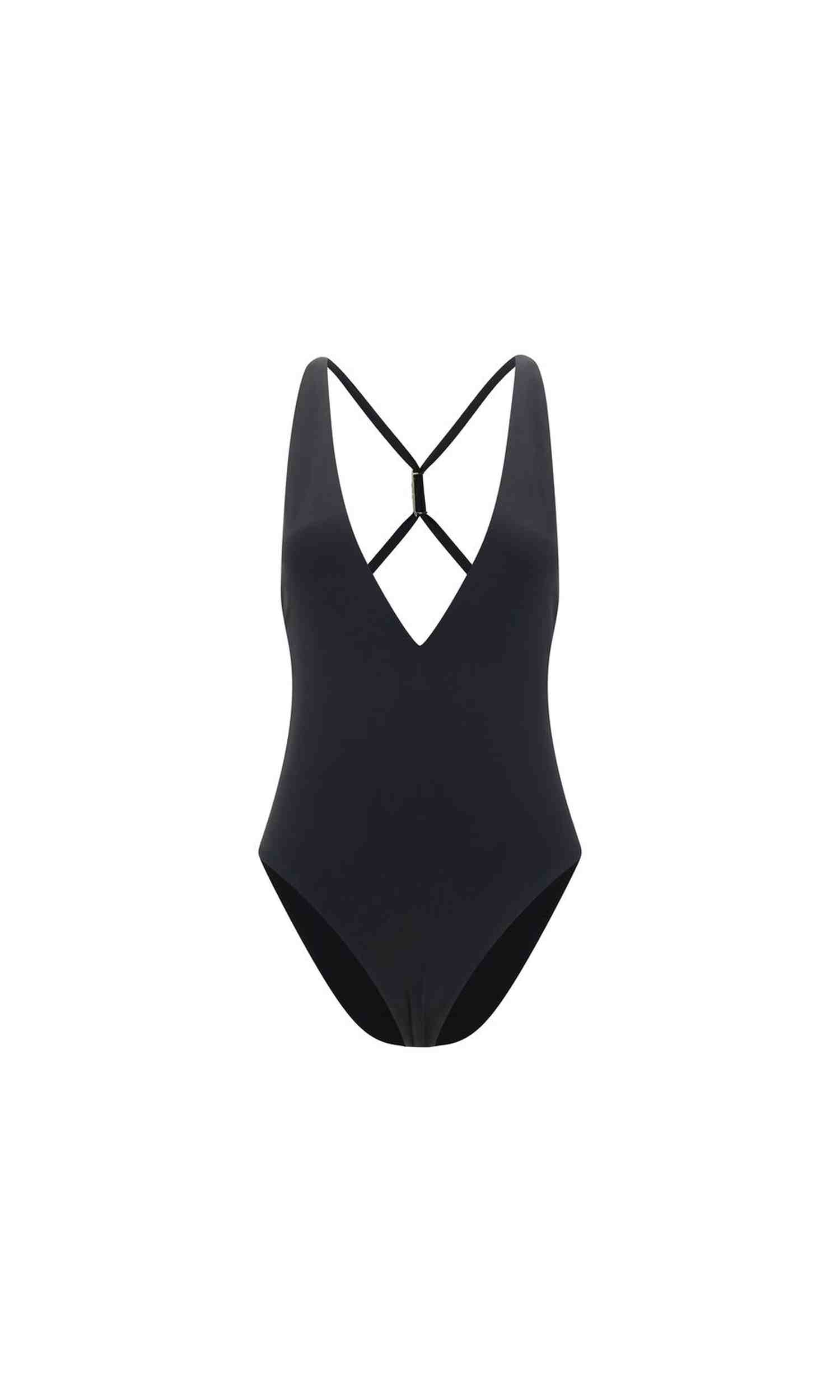 Versace Safety Pin One Piece Swimsuit Glam Steals