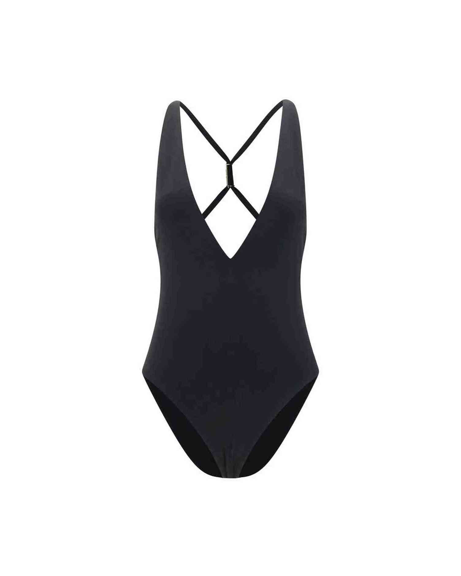 Versace Safety Pin One Piece Swimsuit Glam Steals