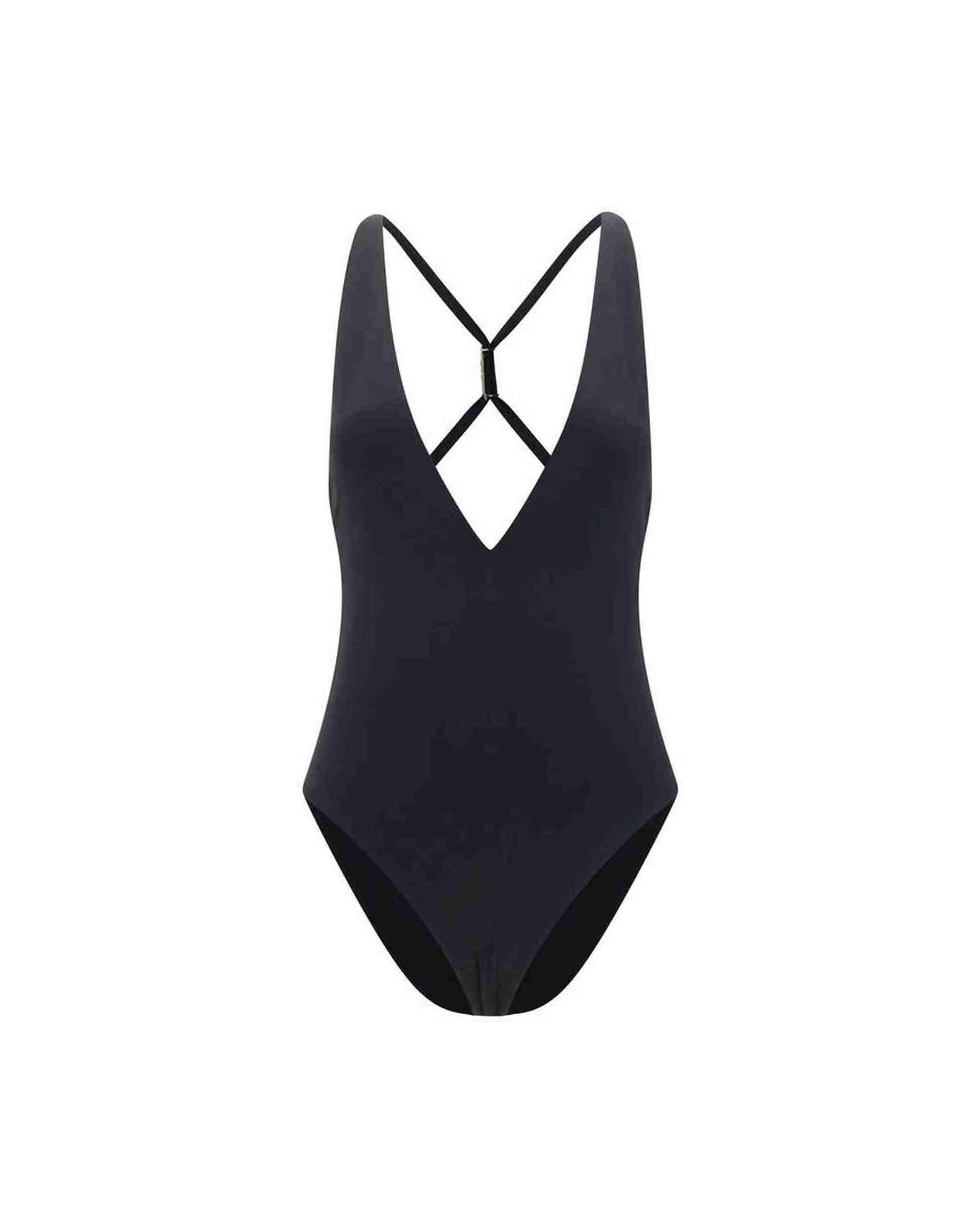 Versace Safety Pin One Piece Swimsuit Glam Steals
