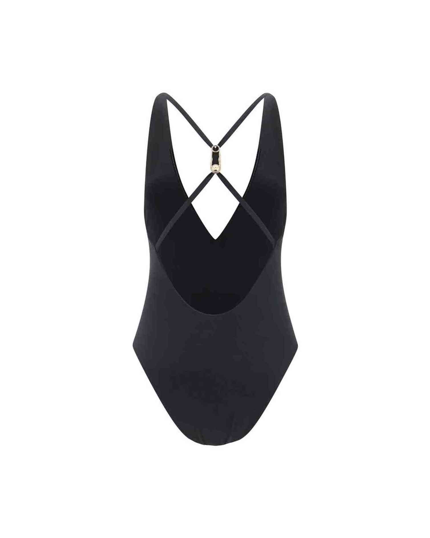 Versace Safety Pin One Piece Swimsuit Glam Steals