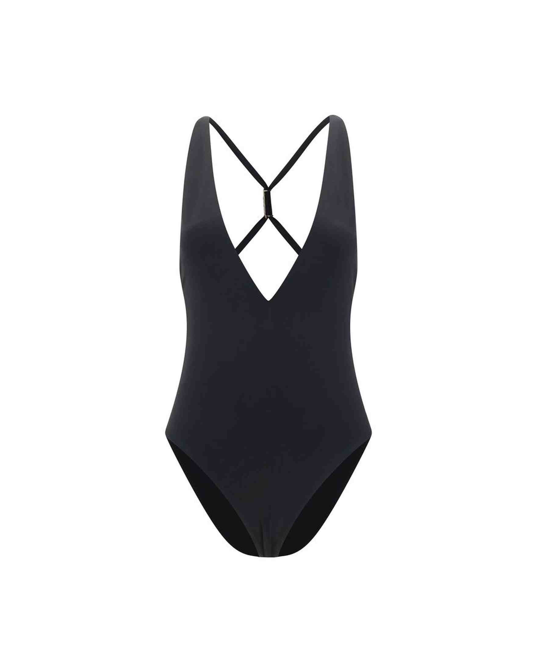 Versace Safety Pin One Piece Swimsuit Glam Steals