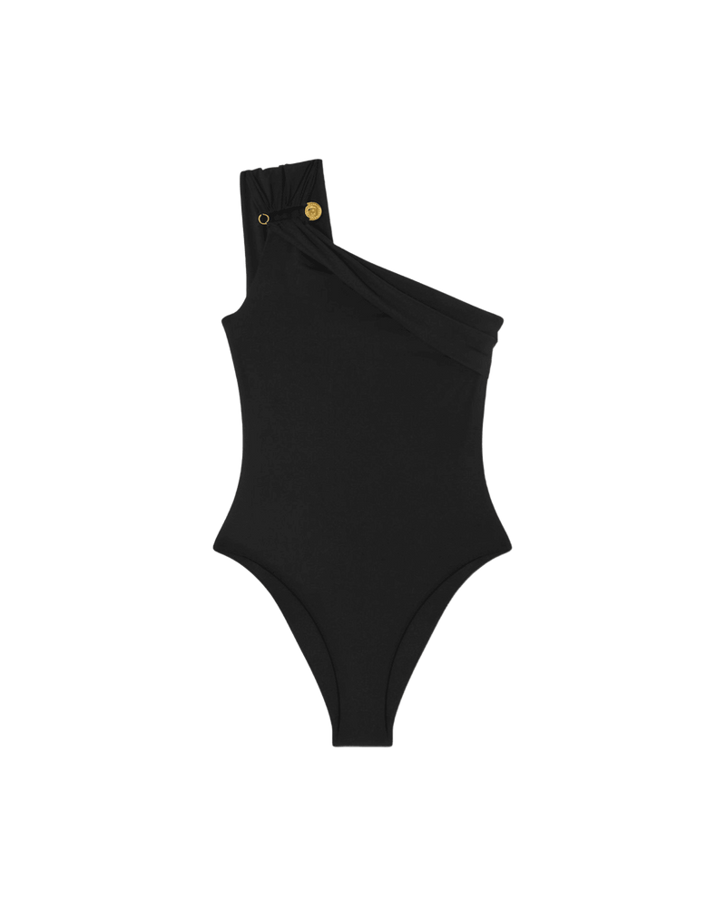 Versace Safety Pin Swimsuit Glam Steals