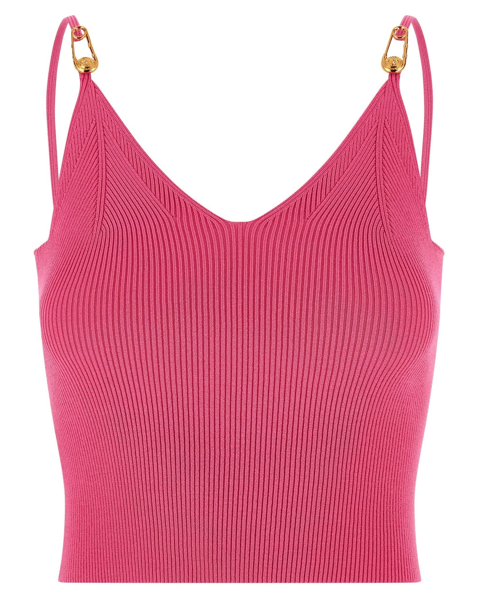 Versace Safety Pin Top Glam Steals