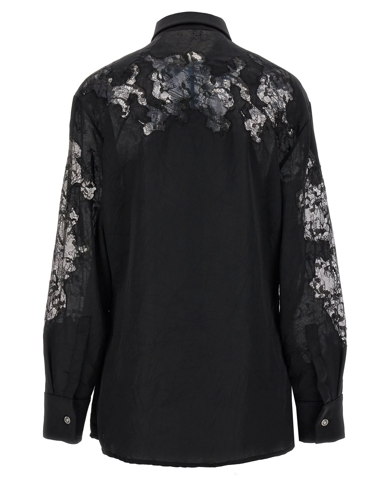 Versace Satin Lace Shirt Glam Steals