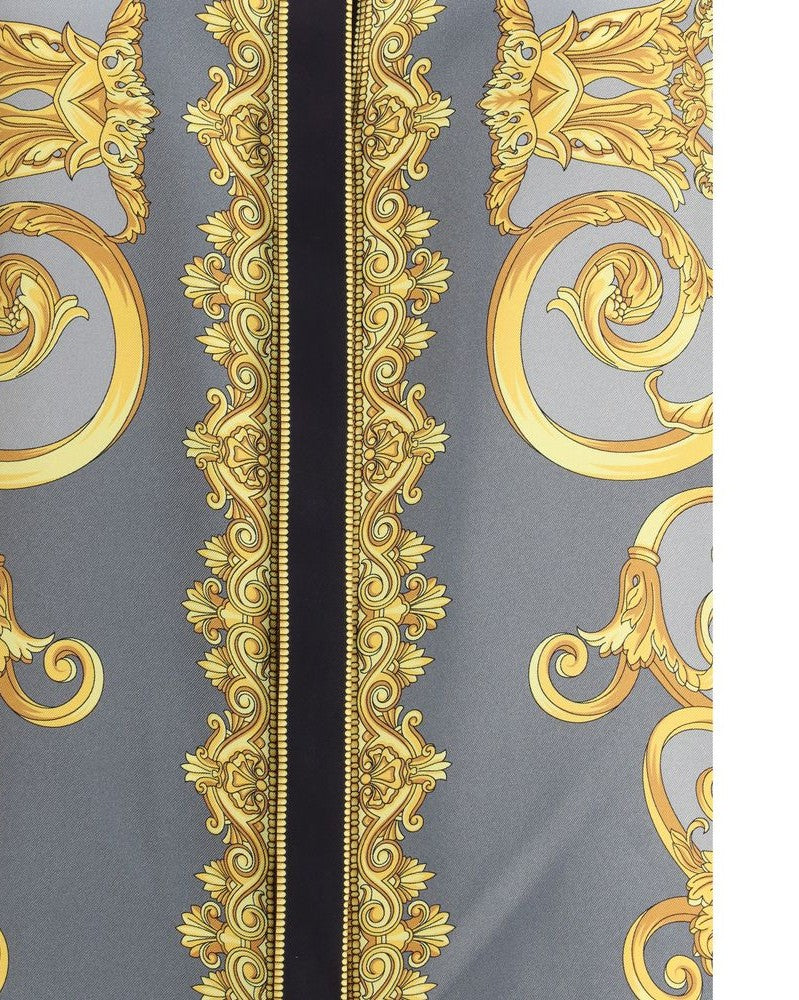 Versace Silk Cheetah Foulard Shirt Glam Steals