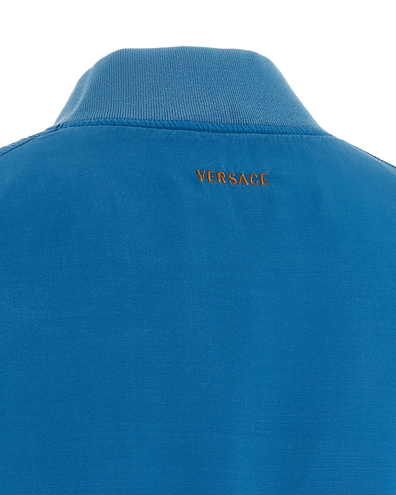Versace Silk Poplin Bomber Jackets Glam Steals