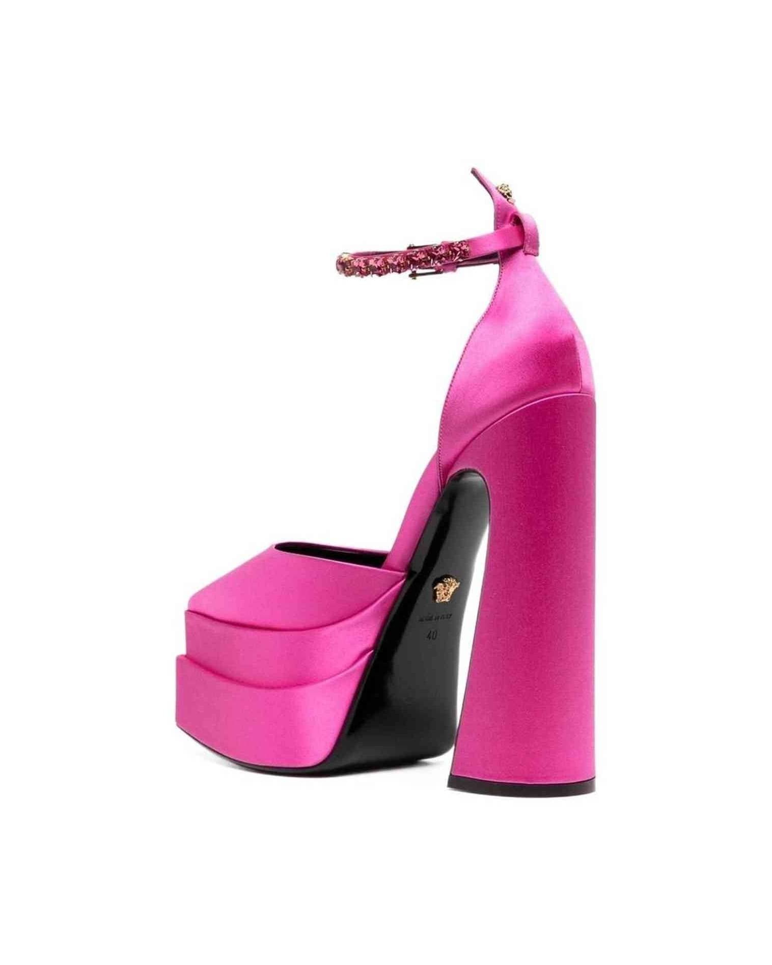 Versace Silk Satin Pumps Glam Steals