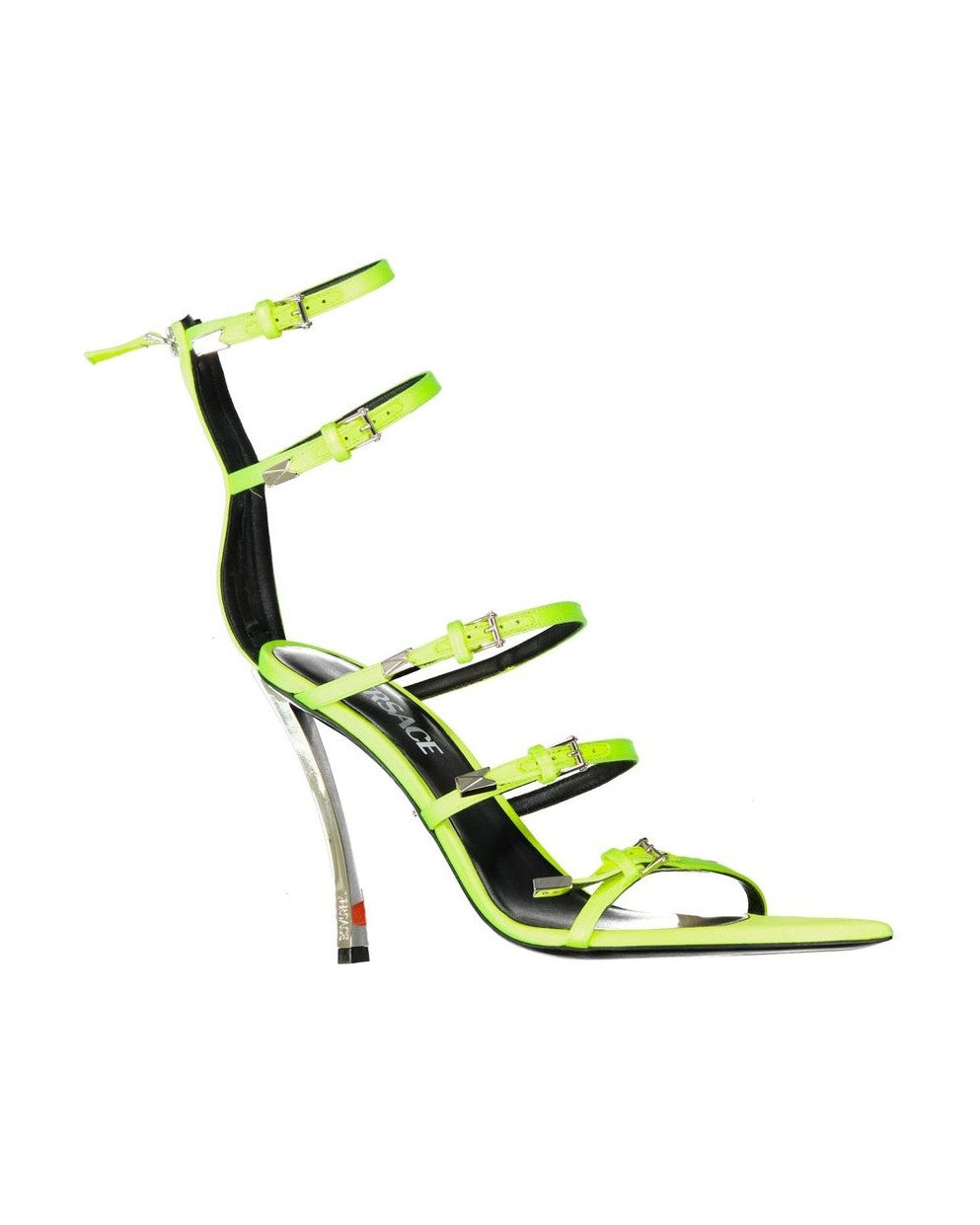 Versace Silk Stiletto Heel Sandals Glam Steals
