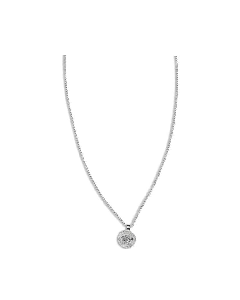 Versace Silver Metal Necklace Glam Steals
