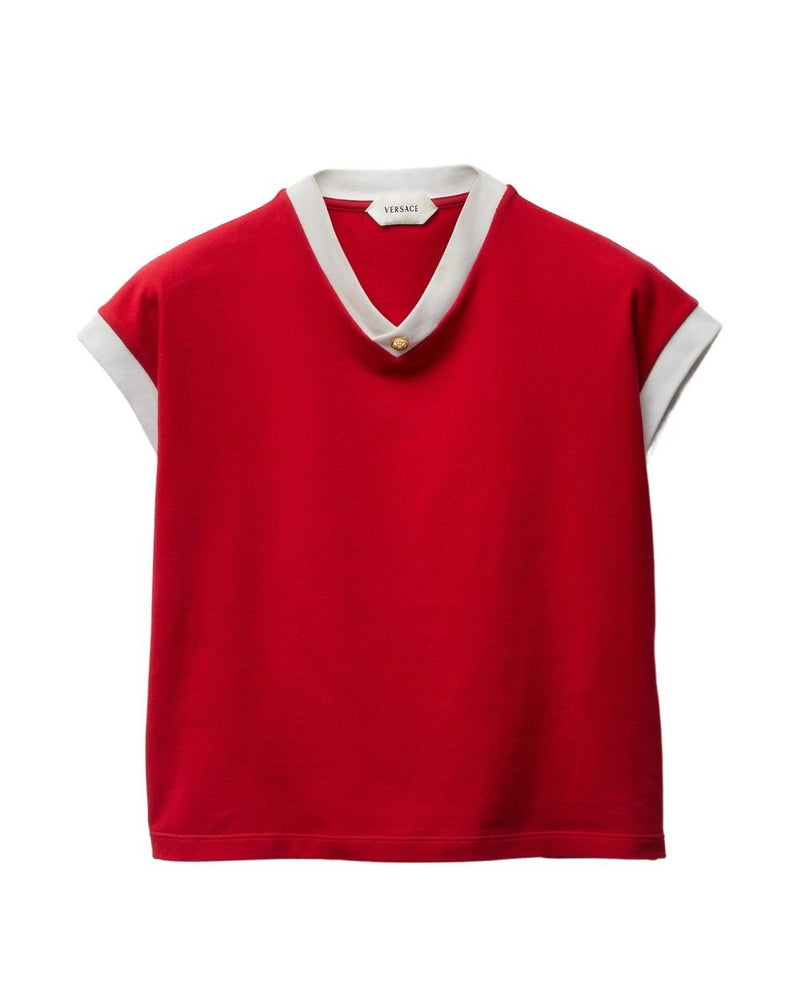 Versace T-shirts and Polos Red Glam Steals