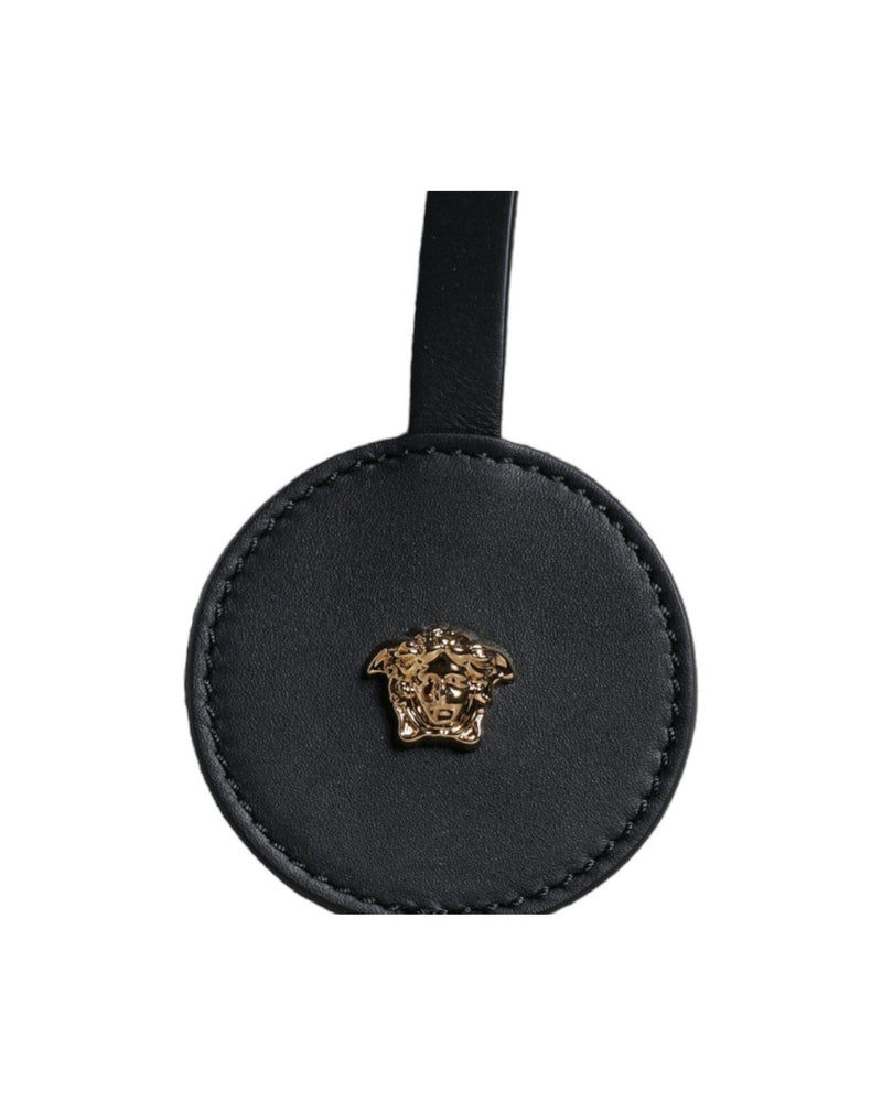 Versace Top Handle Canvas Leather Logo Crossbody Tote White Bag Glam Steals