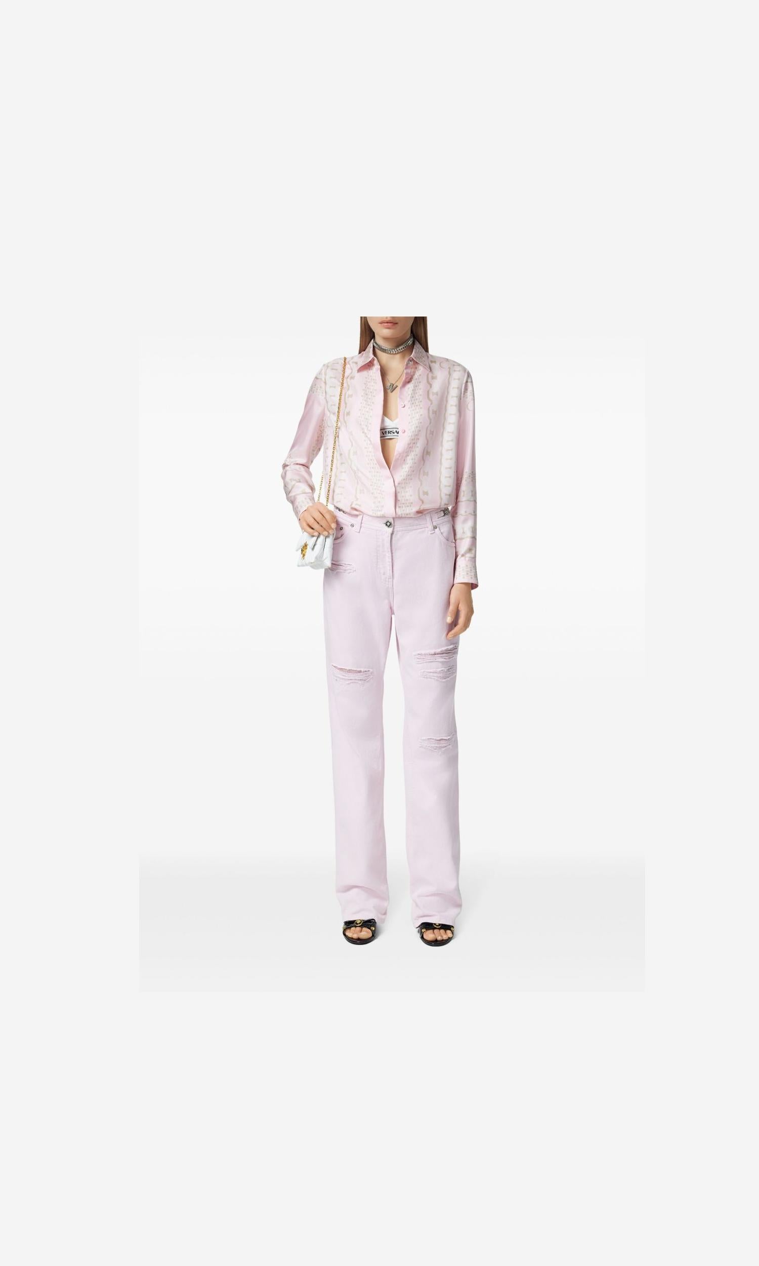 Versace Treasure Scarf Shirt Glam Steals