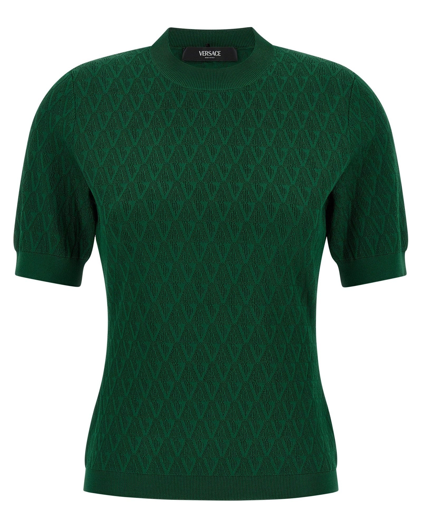 Versace V Pattern T-shirt Glam Steals