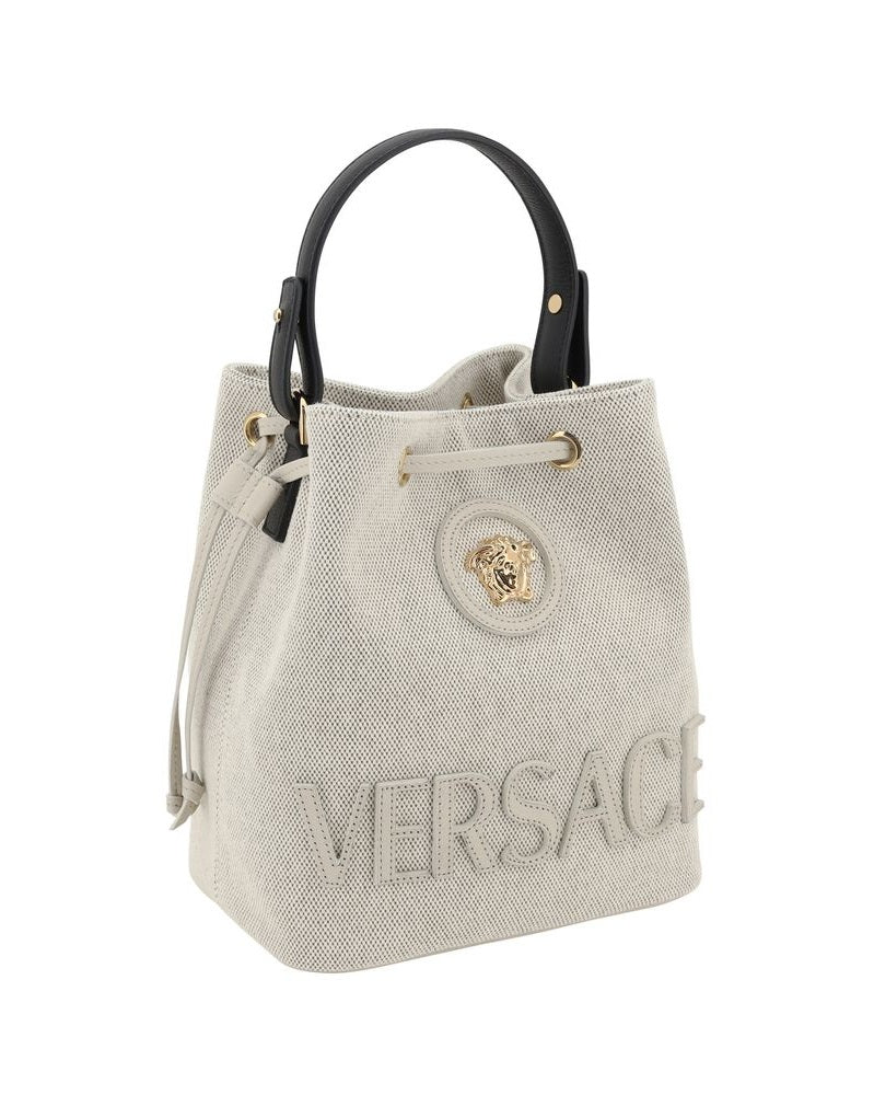 Versace White Backet Bag Glam Steals