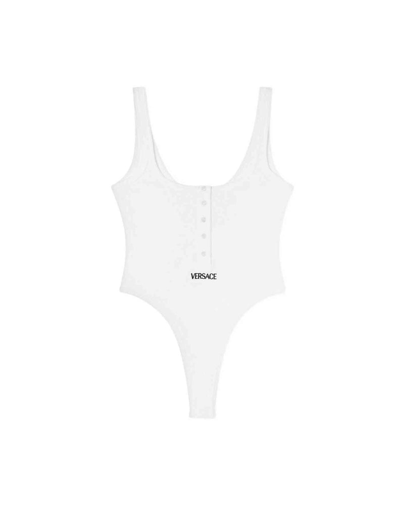 Versace White Bodysuit Glam Steals