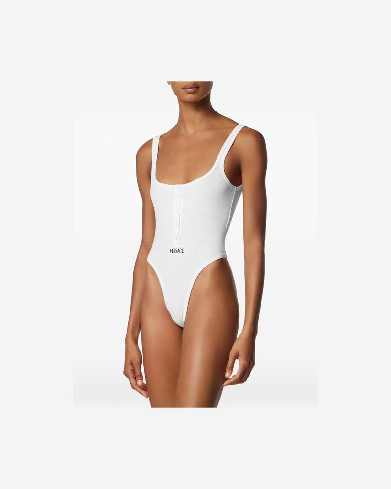 Versace White Bodysuit Glam Steals