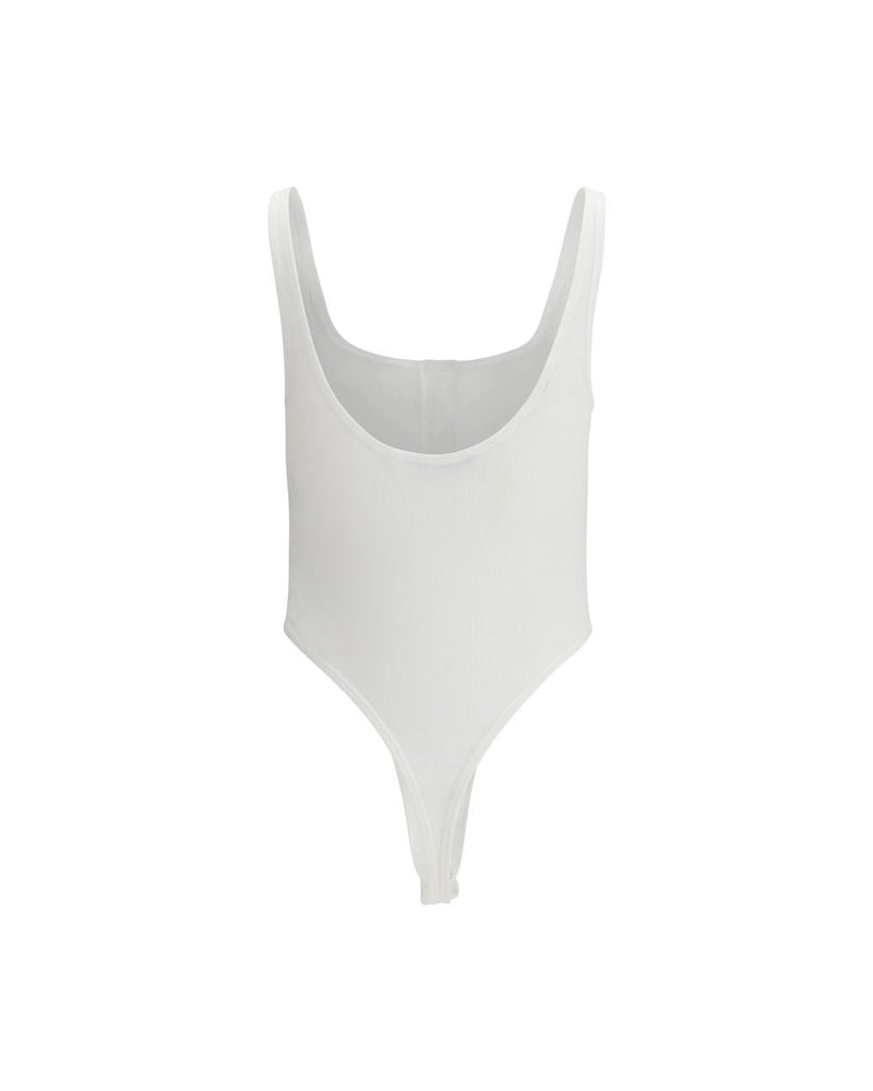 Versace White Cotton Bodysuits Glam Steals