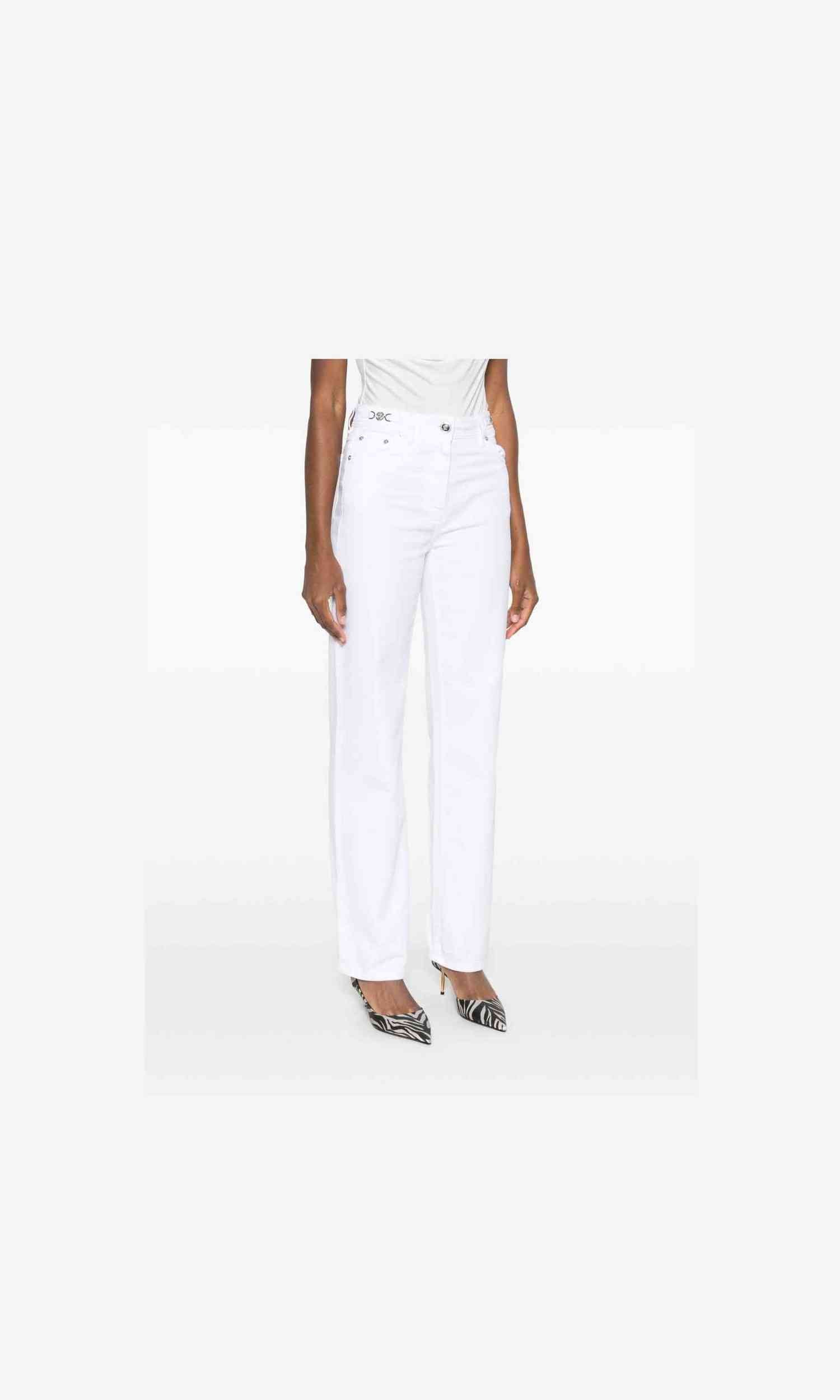 Versace White Medusa Jeans 95 Glam Steals