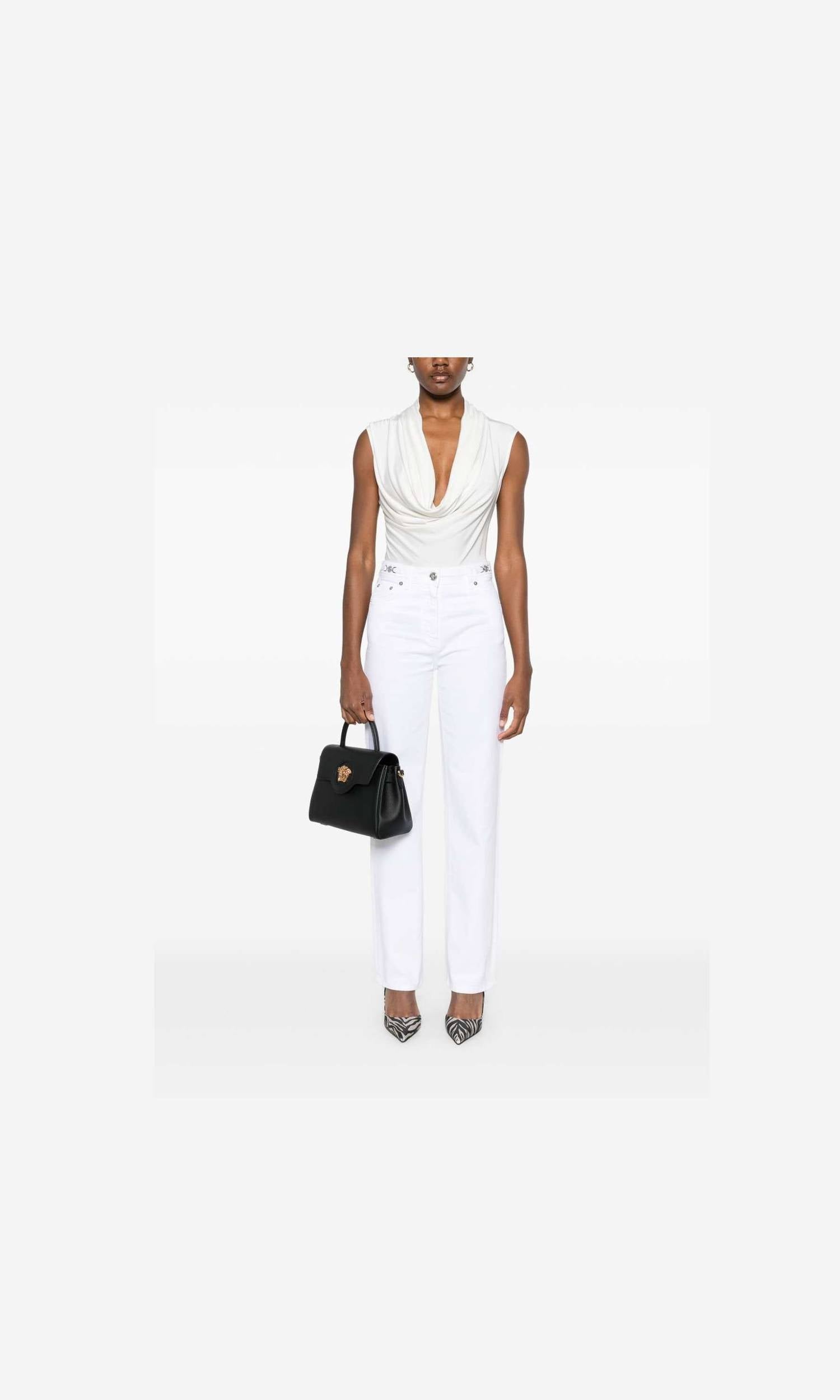 Versace White Medusa Jeans 95 Glam Steals