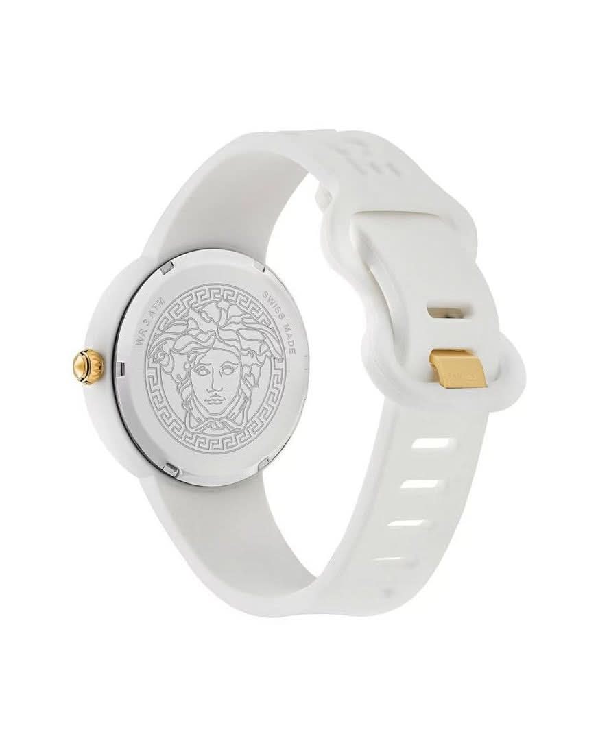 Versace White Synthetic Sport Watch 