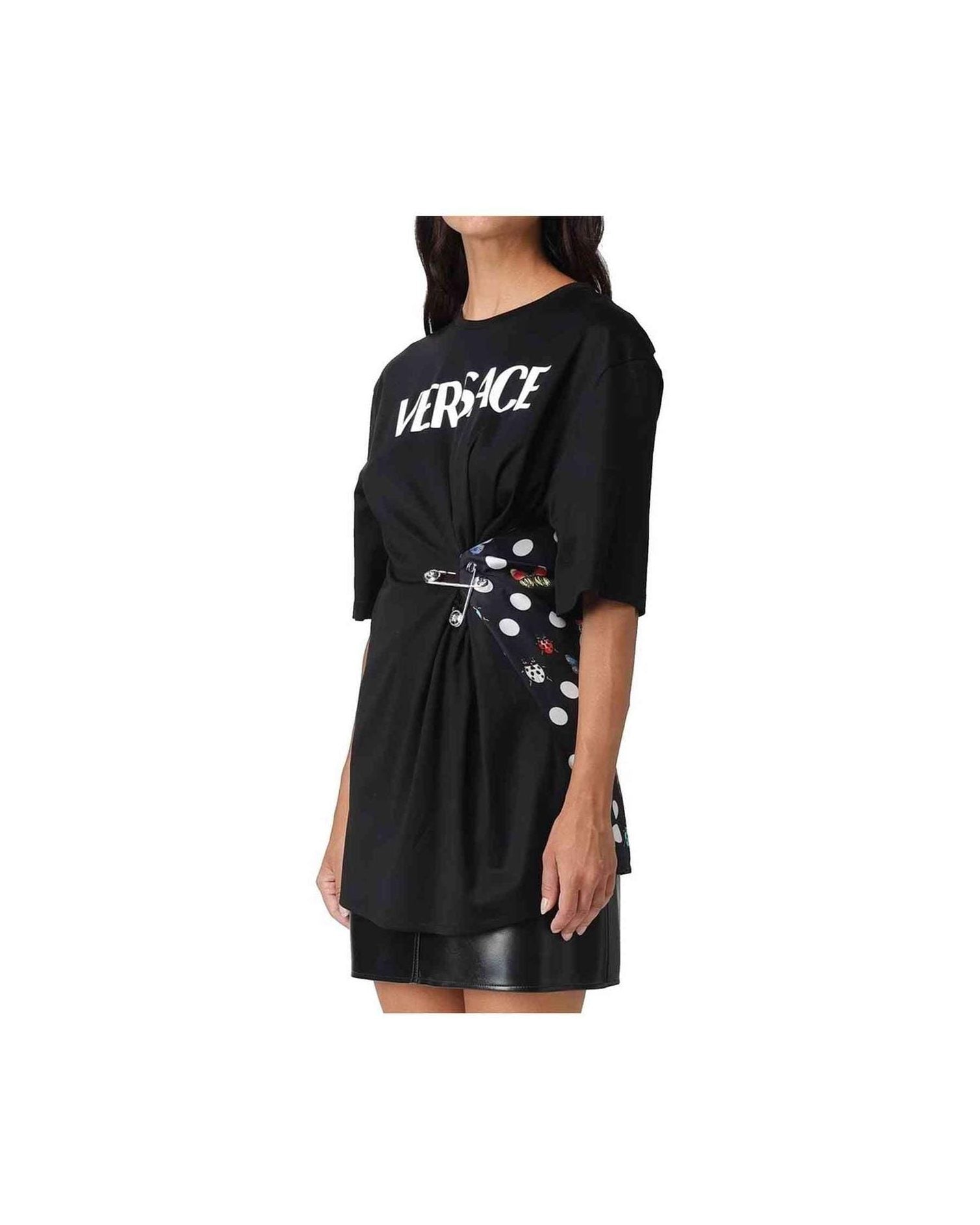 Versace X Dua Lipa Butterfly Print T-Shirt Glam Steals