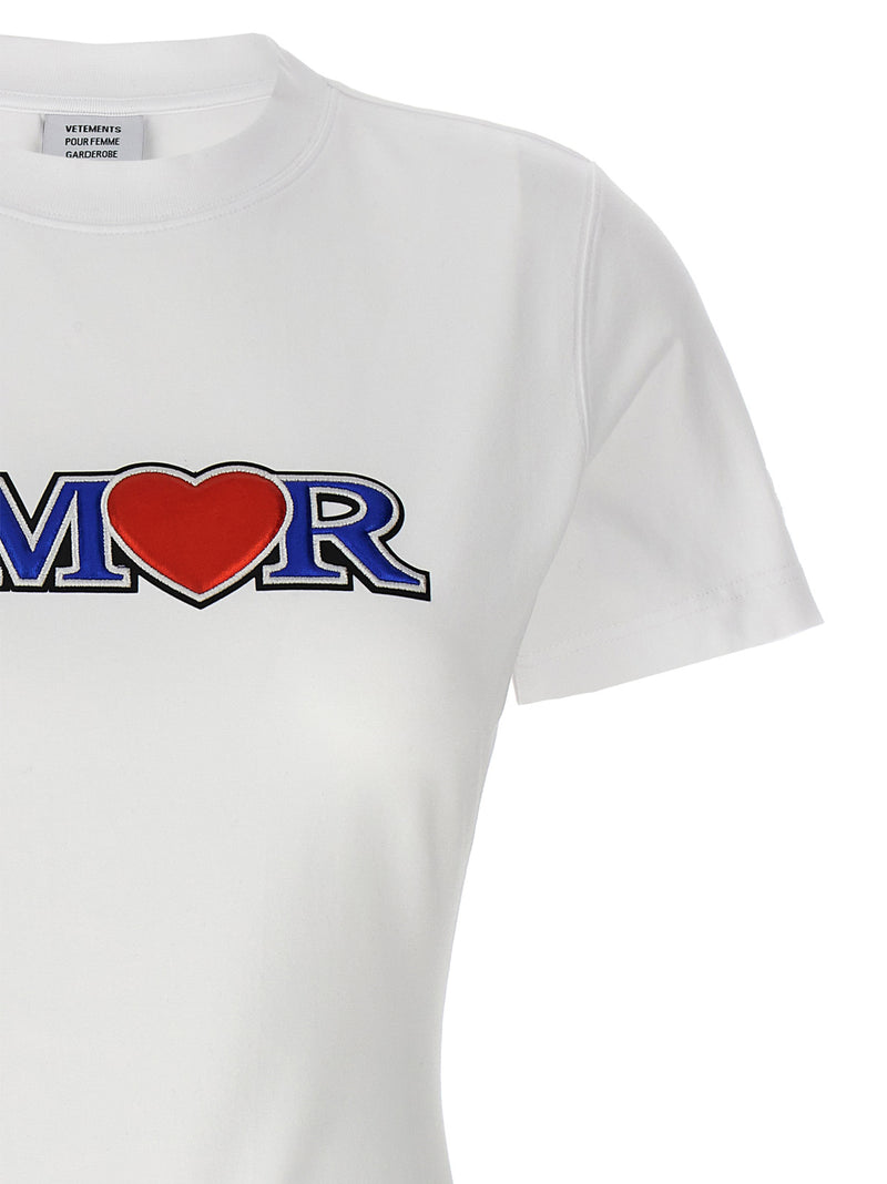 Vetements Amor T-shirt Glam Steals