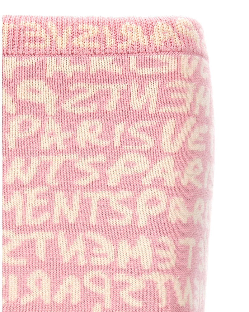 Vetements Graffiti Monogram Skirt Glam Steals