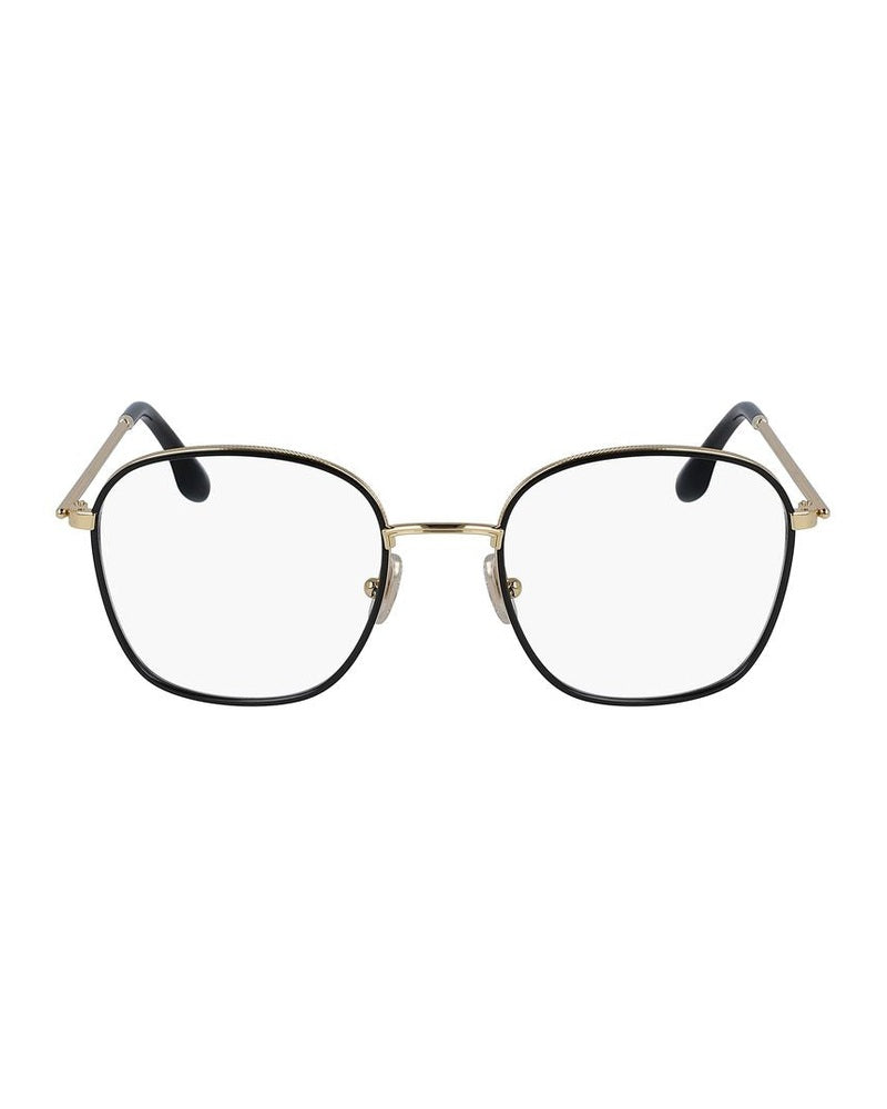 Victoria Beckham Black Metal Frame Eyeglasses