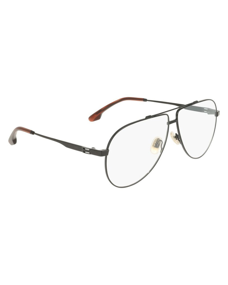 Victoria Beckham Black Metal Frame Eyeglasses