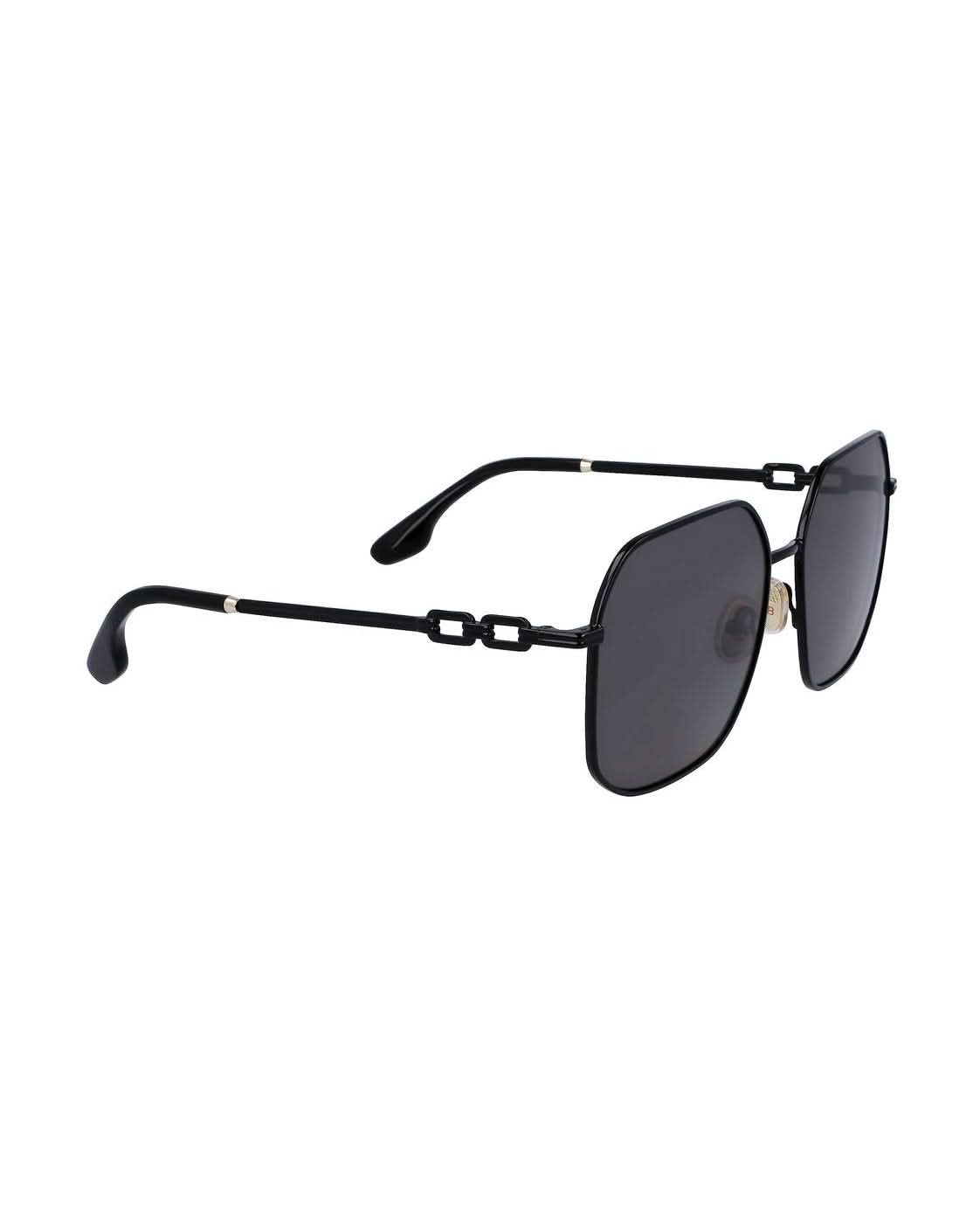 Victoria Beckham Black Metal Sunglasses Sunglasses