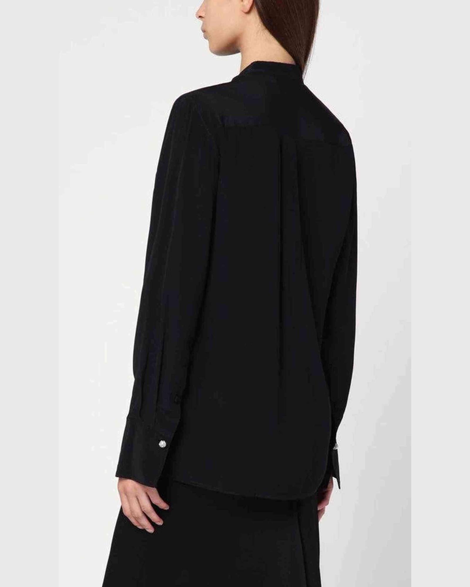 Victoria Beckham Black Silk Shirt Glam Steals