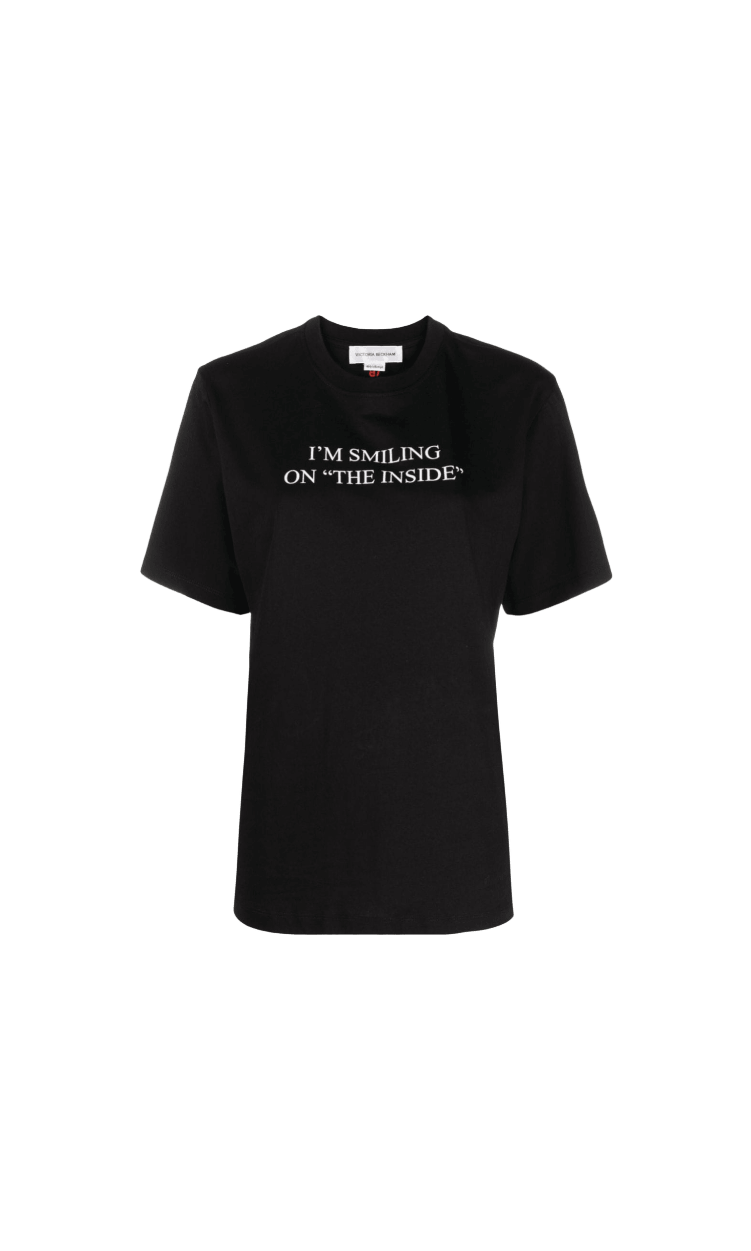 Victoria Beckham Black T-shirt Glam Steals