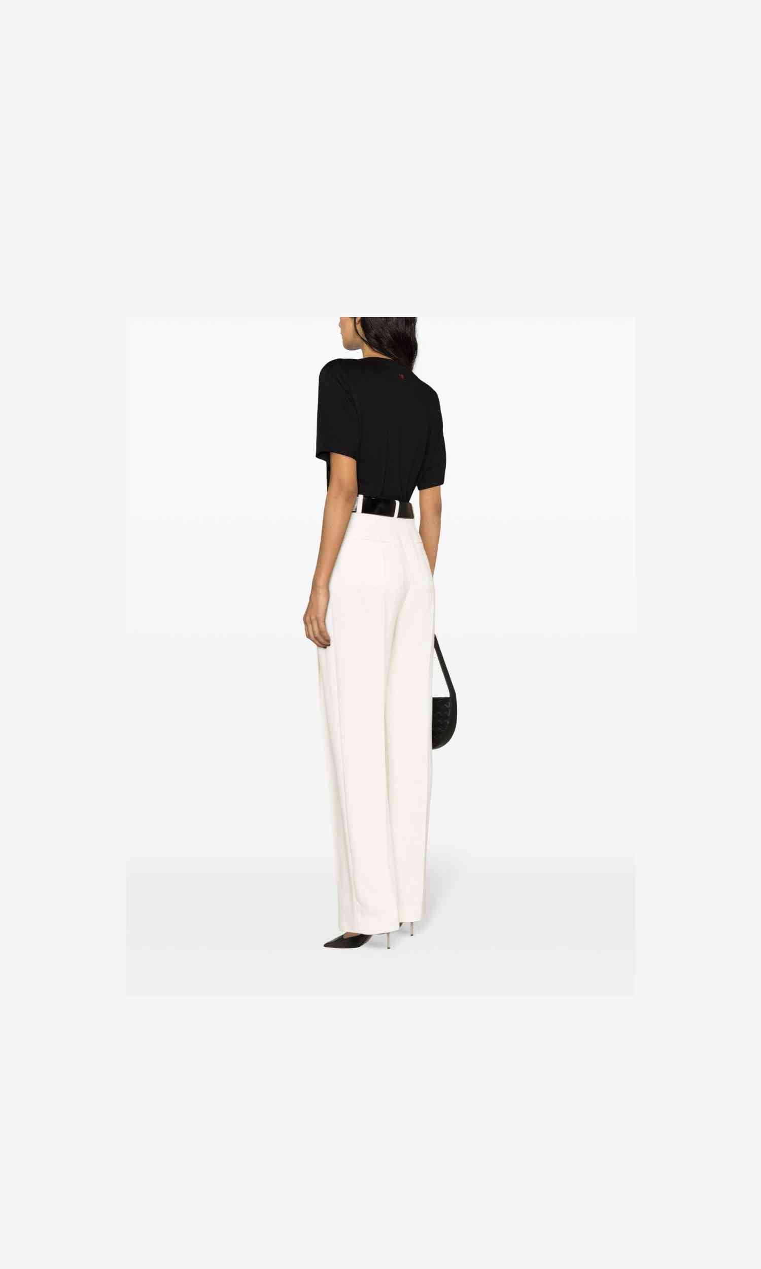 Victoria Beckham Black T-shirt Glam Steals