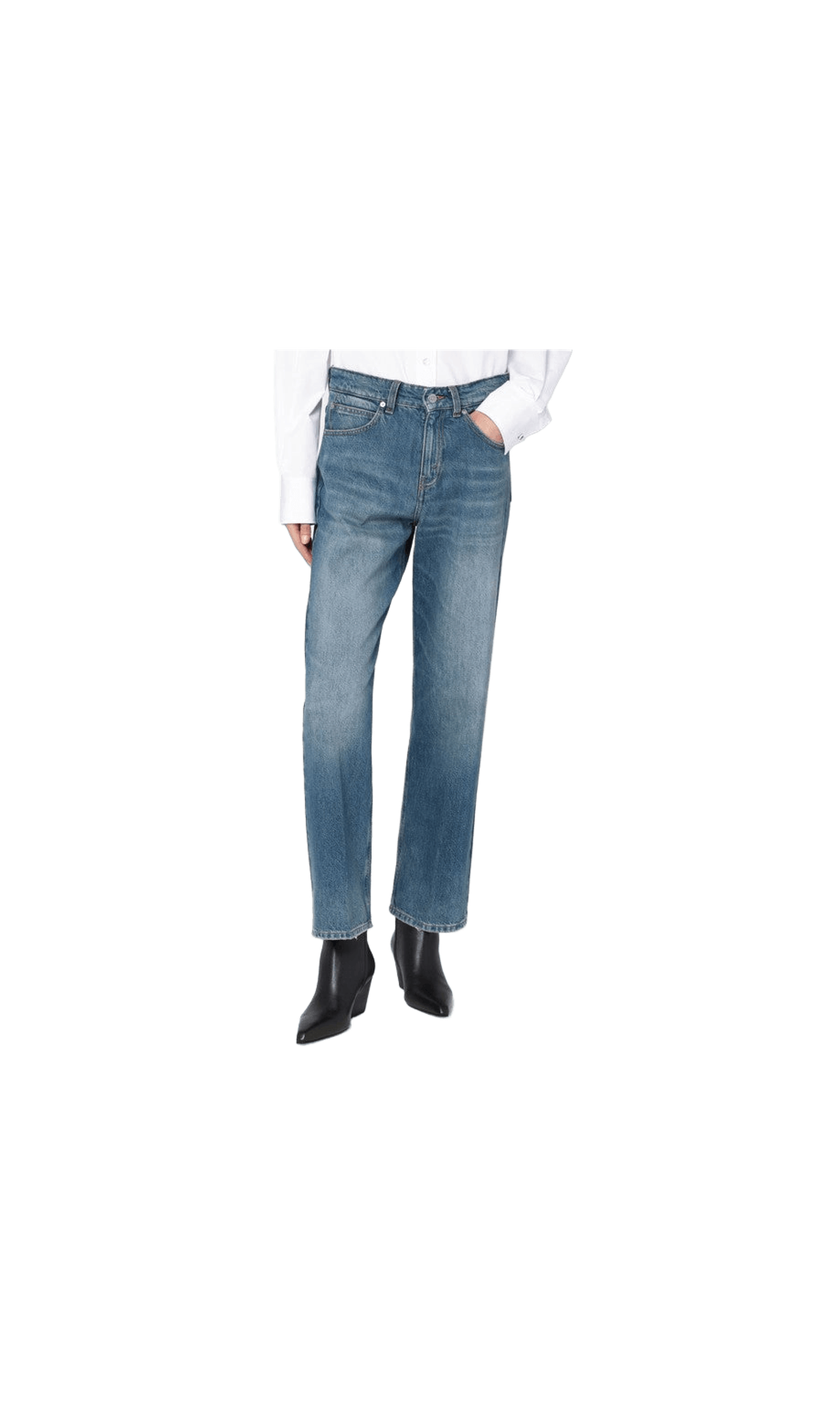 Victoria Beckham Blue Bearnie Jeans in Faded Glam Steals