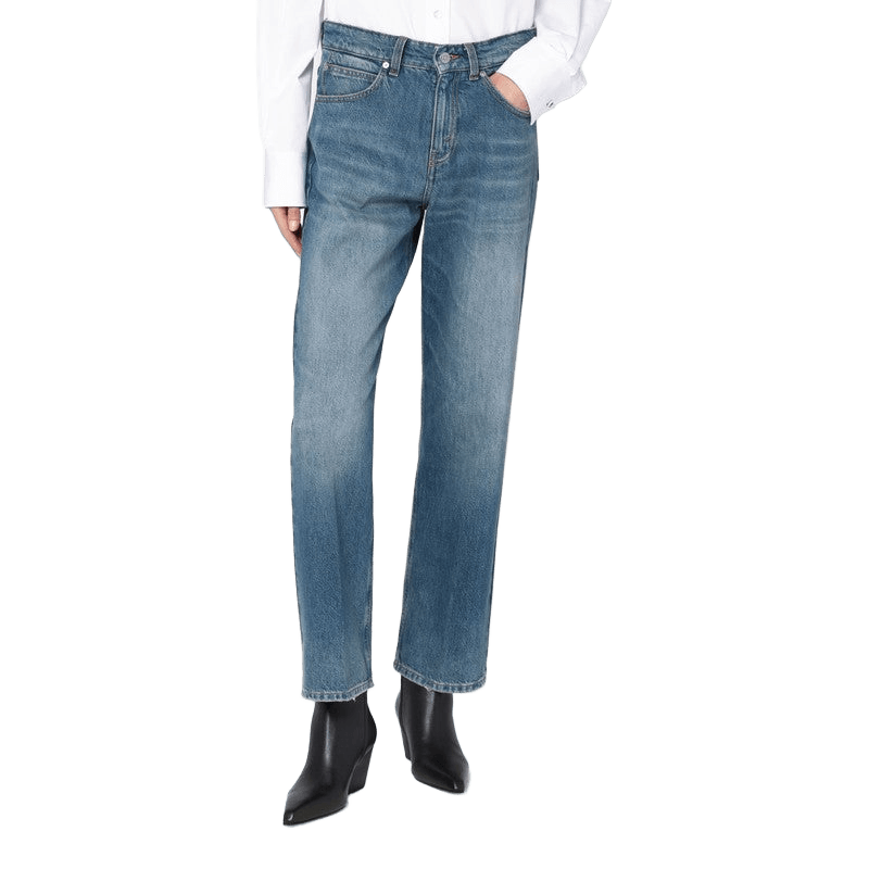 Victoria Beckham Blue Bearnie Jeans in Faded Glam Steals