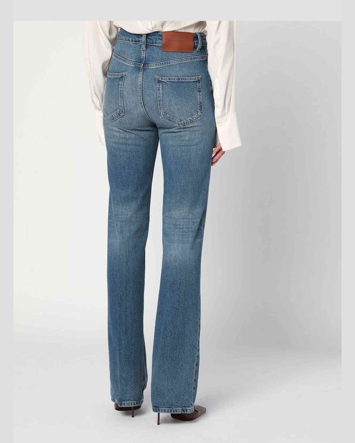 Victoria Beckham Blue Julia Jeans in Faded Glam Steals