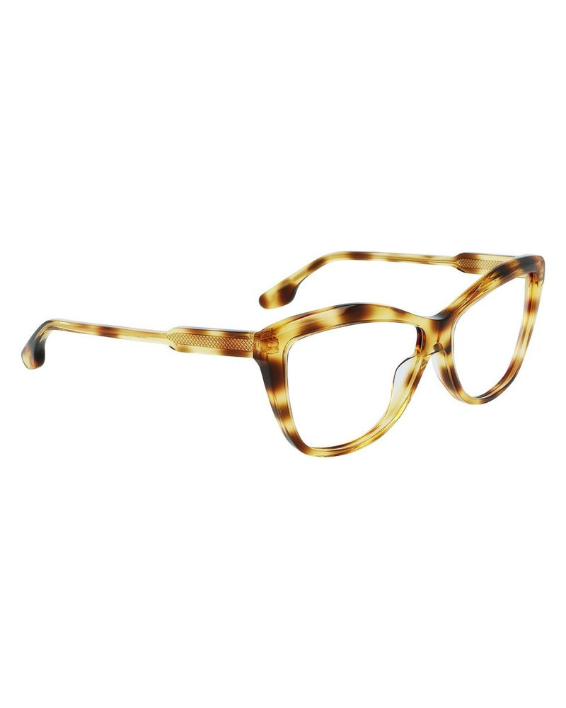 Victoria Beckham Brown Acetate Frame Eyeglasses
