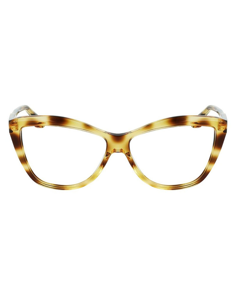 Victoria Beckham Brown Acetate Frame Eyeglasses