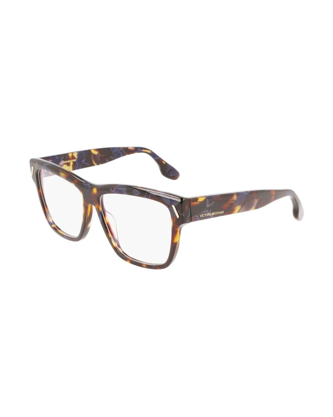 Victoria Beckham Brown Acetate Frame Eyeglasses
