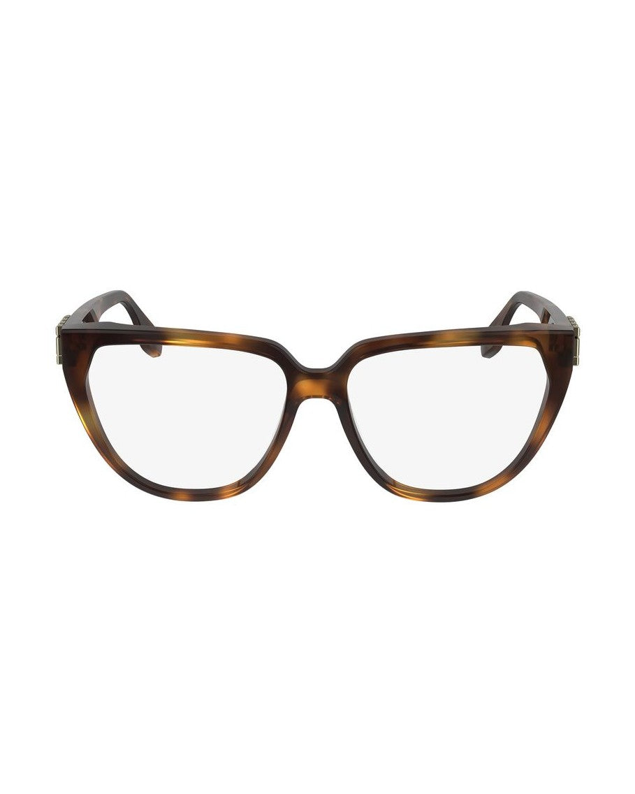 Victoria Beckham Brown Acetate Optical Frame Glam Steals