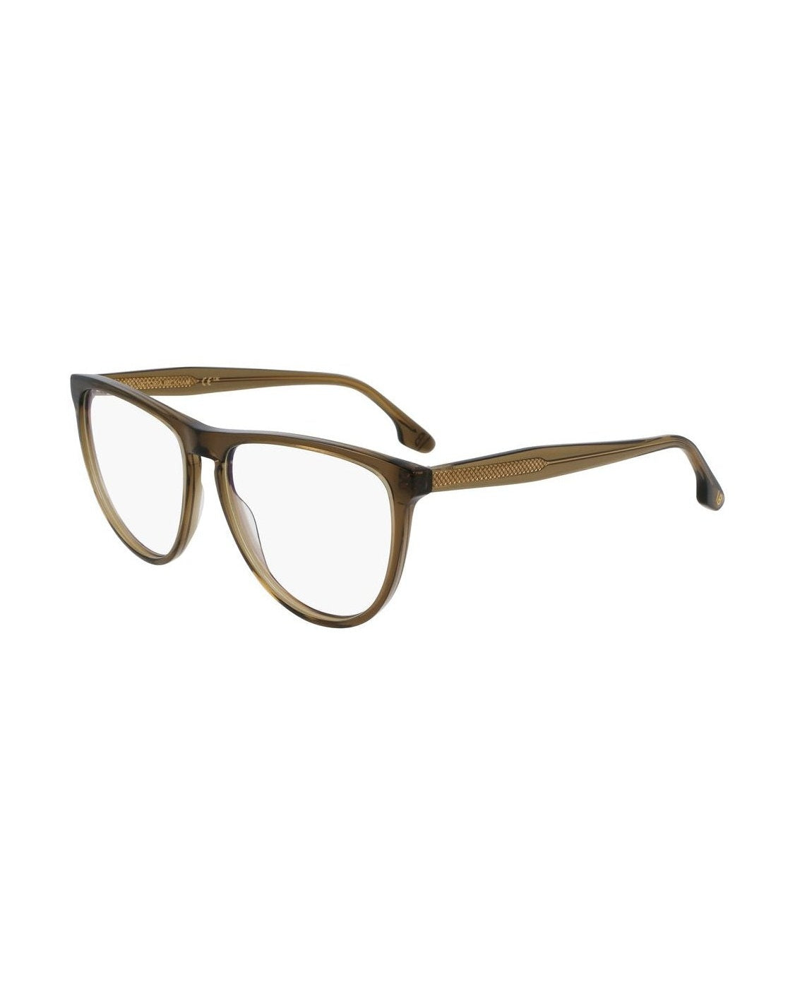 Victoria Beckham Brown Acetate Optical Frame Eyeglasses