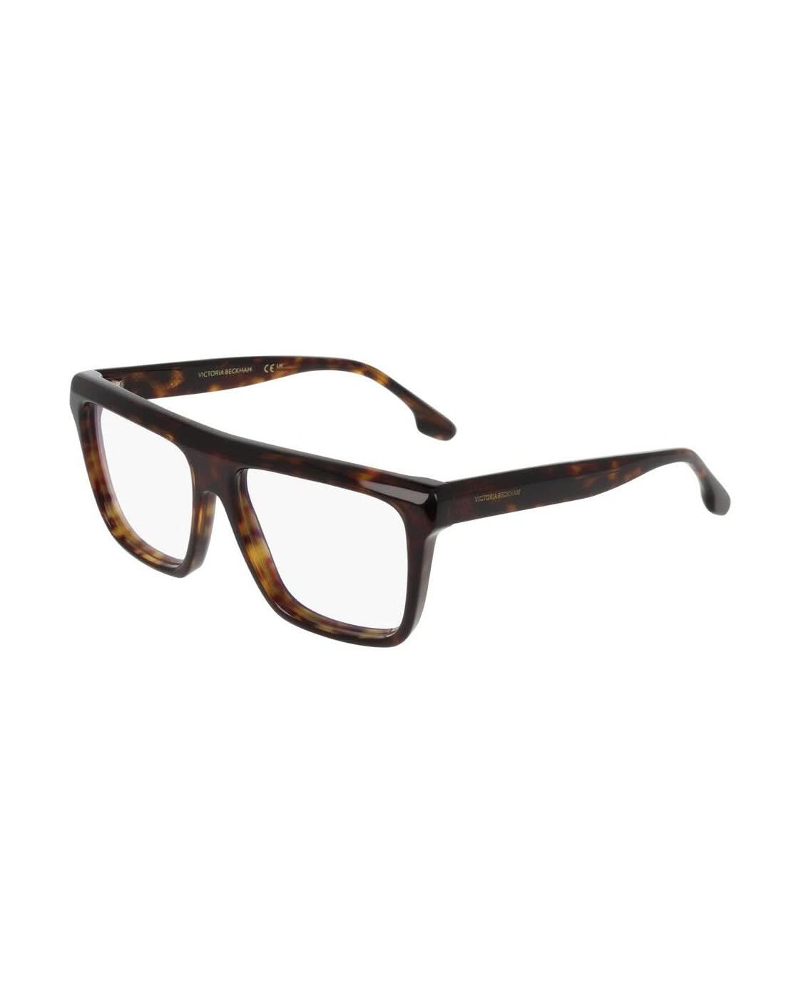 Victoria Beckham Brown Acetate Optical Frame Eyeglasses