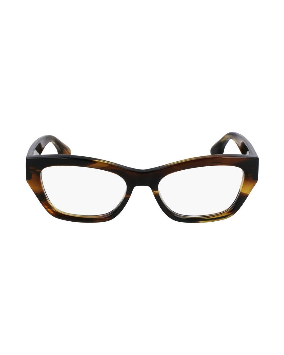 Victoria Beckham Brown Acetate Optical Frame Glam Steals