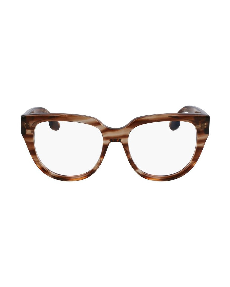 Victoria Beckham Brown Acetate Optical Frame Glam Steals