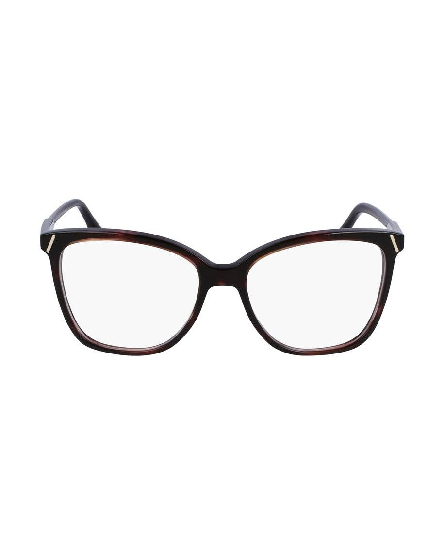 Victoria Beckham Brown Acetate Optical Frame Glam Steals