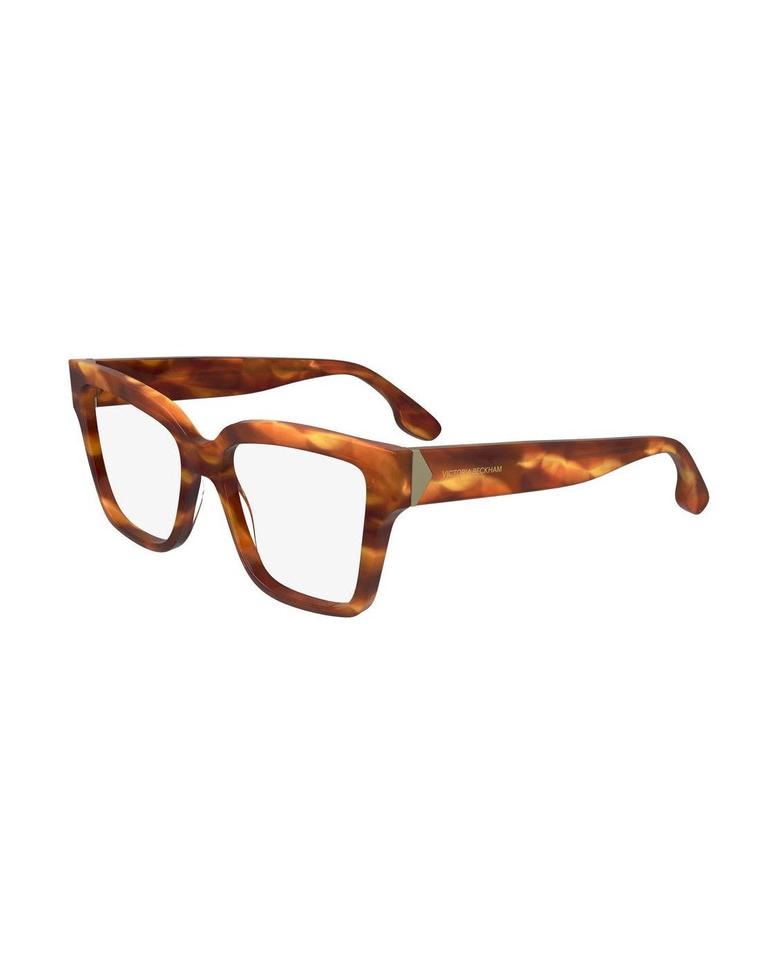 Victoria Beckham Brown Acetate Optical Frame Eyeglasses