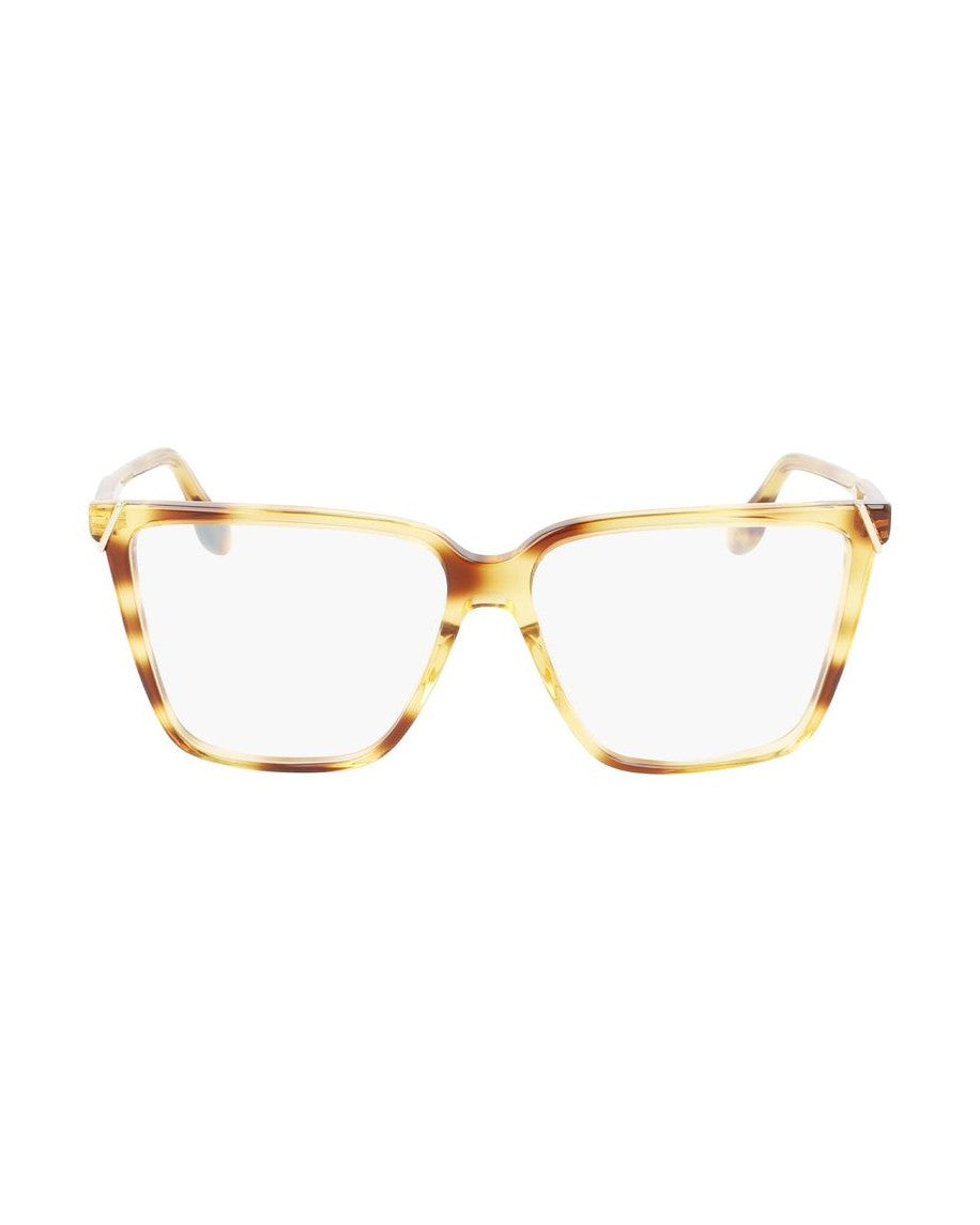 Victoria Beckham Brown Acetate Optical Frame Glam Steals