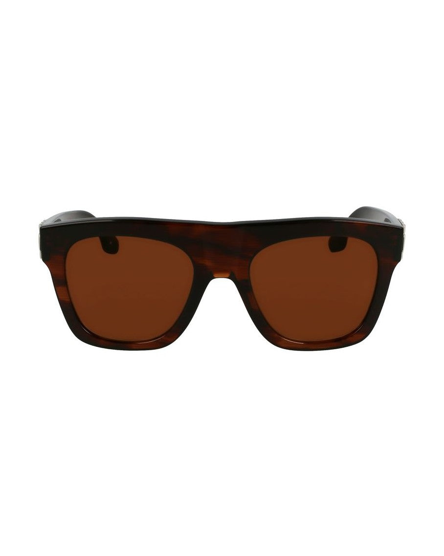 Victoria Beckham Brown Acetate Sunglasses Sunglasses