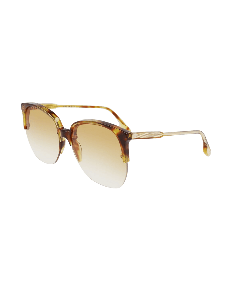Victoria Beckham Brown Acetate Sunglasses Sunglasses