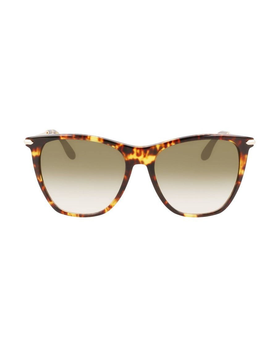 Victoria Beckham Brown Acetate Sunglasses Sunglasses